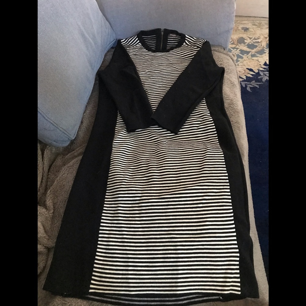 J. McLaughlin Striped Midi Dress